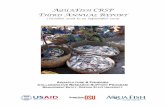 Third Annual Report, AquaFish CRSP · AQUAFISH CRSP THIRD ANNUAL REPORT Program activities are funded in part by the United States Agency for International Development (USAID) under