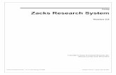 Zacks Research System-Custom Views - Customize the metrics & display that matches your investment decision process for each company or industry you analyze -Top View - Analyze & Compare