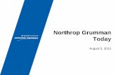 Northrop Grumman Today - Bill Posey · Northrop Grumman Today • Leading global security company • $25.2 billion sales in 2012 • $40.8 billion total backlog at the end of 2012