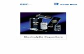 Electrolytic Capacitors Overview - Kemet · 2017-04-18 · The combining of the Rifa and BHC ranges of electrolytic capacitors into one catalogue, gives design engineers one of the