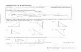 Trigonometry Test Review - North East Independent School ... · Trigonometry Test Review Solve each problem. You will need to use your own paper. Please remember to round side lengths
