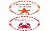 Stretch like a starfish! crab! Pinch like a · Title: ocean movement cards Author: childrens9 Keywords: DADSuItpsvY,BABcBggmO3c Created Date: 2/26/2019 4:58:47 PM