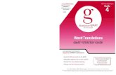 WordTranslations 3rd Ed - Manhattan Prep Chapter By Chapter Comments From GMAT Test Takers US & Canada: