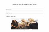 Salon Induction Guide - Cheynes Training...Salon Induction Guide Name: Salon: Start Date: 2 Induction Checklist for _____ Date Apprentice initials 1st Day All of these subjects must