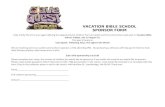 VACATION BIBLE SCHOOL …  · Web viewCave Quest: Following Jesus, The Light of the World. We are reaching out to our parish community to sponsor a child attending VBS. By sponsoring