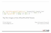 Top Ten Images of the #FeesMustFall Tweetstreitmaier/FeesMustFall...jq '.entities.media[]?.media_url' feesmustfall_tweets.json | tr -d '"' | sort | uniq -c | sort -n -r | head -n 10