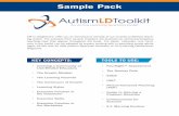 Sample Pack - Autism and Learning Differences …autismldtoolkit.org/wp-content/uploads/2015/12/Autism-LD...The Growth Mindset “Begin with a Growth mindset.” Believe in your students
