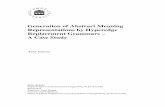 Generation of Abstract Meaning Representations by Hyperedge Replacement Grammars … · 2016-10-19 · Replacement Grammars – A Case Study Anna Jonsson Anna Jonsson Degree Project