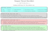 Bust The Thrust - The Premier Solution For Tongue Thrust Therapybustthethrust.com/assessment.pdf · 2017-02-24 · 3. The Tongue Thrust Checklist is to be administered only by a licensed