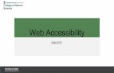 Web Accessibility Accessibility.pdfUX Design Accessibility Everyone Functionality Development. College of Natural Science 4 types of accessibility concerns 1. Visual 2. Hearing 3.