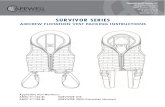 SURVIVOR VEST SERIES MANUAL - Capewell Aerial Systems...Survivor Aircrew Flotation Vest Packing Instructions 3.2! Survivor Vest with Harness, Fitting The Survivor Vest with extraction