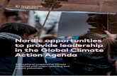 Nordic opportunities to provide leadership in the Global ... · 4.1 Adaptation for Smallholder Agriculture Programme 34 4.2 InsuResilience Global Partnership 35 4.3 Private Financing