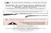 Safety & Instruction Manual For Encore Muzzleloading Rifle ... · Springfield, MA 01104 Toll Free Phone: 1-866-730-1614 Customer Service E-mail: tca_customerservice@tcarms.com NoTE: