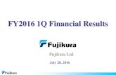 FY2016 1Q Financial Results...1. FY2016 1Q Financial Results 2 FY2015 FY2016 FY2016 (Released on May, 10) 1Q 1H FY2015 1 Q 1H Achieve-ment Ratio 1H FY2016 Net Sales 168.4345.2 678.5145.6