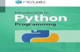Introduction to Python Programming · 2020-02-09 · Preface Python is a modern high-level dynamic programming language which is widely used in business, science, and engineering