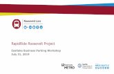 1 Welcome and introductions - Seattle · RapidRide Roosevelt Project By 2024, the RapidRide Roosevelt project will: Improve transit travel times, reliability, and capacity Enhance