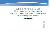ClearPass 6.0 Common issues encountered during€¦ · version 1.2 Zach Jennings |5 2. ClearPass 6.0 General Tips Here are some tips for avoiding common issues when deploying ClearPass.