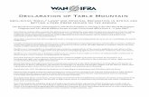Declaration of Table Mountain Eng text...journalists in 27 African countries (as outlined in the annexure to this declaration), Call on African governments as a matter of urgency to