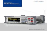 SDM3055 Digital Multimeter - siglent.co.uk€¦ · SDM3055 Digital Multimeter UUU,QGECLR,AMK Product Overview The SDM3055/SDM3055-SC is a digital multimeter designed with 5 ½ digits