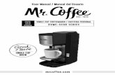 SINGLE CUP COFFEEMAKER / CAFETERA …...COFFEE: For the best tasting cup of coffee, we highly recommend using freshly roasted coffee beans. Essentially, you should purchase your coffee
