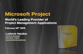 Project Management Applications · The Standish Group, CHAOS Chronicles, 2003. Enterprise Project Management Can Help More than 94% of the respondents stated that implementing project