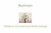 #commons - ba.boell.org · 10 Steps to a Successful Social Media Campaign . by @adelaidev For Heinrich Böll Stiftung (BiH, Albania, Macedonia) Music: . #basics Preconditions for