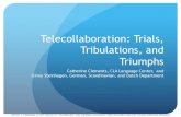 Telecollaboration : Trials, Tribulations, and Triumphscarla.umn.edu/presentations/documents/Tele..."Telecollaboration: Trials, Tribulations, and Triumphs." CARLA Presentation made
