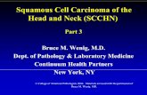 Squamous Cell Carcinoma of the Head and Neck - …...Squamous Cell Carcinoma of the Head and Neck (SCCHN) Part 3 Bruce M. Wenig, M.D. Dept. of Pathology & Laboratory Medicine Continuum