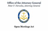 Open Meetings Act - Rhode Island OMA RICC.pdfWhat is the OMA? “Itis essential to the maintenance of a democratic society that public business be performed in an open and public manner
