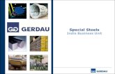 Special Steels - :: LK Group steel india presentation.pdfKalyani Gerdau Steel Ltd. Established (JV Kalyani Group) Acquisition of Sidenor Acquisition of Aços Villares Monroe Melt Shop