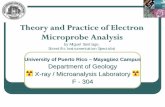 Theory and Practice of Electron Microprobe Analysis ...€¦ · Microprobe Techniques in Earth Sciences. Chapman and Hall: London zReed, S.J.B., 1993. Electron Microprobe Analysis.