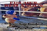 Annual Spring Fling Sale Harlowton, Montana · 27th Annual Spring Fling Sale Harlowton, Montana Saturday, March 28th, 2020 1:00 PM MST. Dear Red Angus Friends, WELCOME friends and