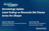 Dermatology Update: Latest Findings on Rheumatic Skin ...€¦ · ACR Dermatologic Criteria for SLE Many dermatologic criteria - Can meet SLE criteria with only dermatologic criteria