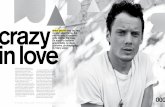 crazy in love - Steve Cummins...000 stylist: gena tuso. grooming: kim verbeck at the wall group. t-shirt by american apparel. his own necklace crazy in love ANTON YELCHIN OOKS IKE