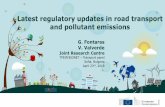 Latest regulatory updates in road transport and pollutant ......RDE3: Regulation 2017/1154 (7.7.2017) →CF PN + cold start + OVC-HEV RDE4: Regulation 2018/XXX (Spring 2018) →ISC