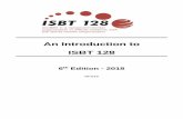 An Introduction to ISBT 128 - English - ICCBBA...Warranty Disclaimer and Limitation of Liability ICCBBA provides no representation or warranty that the Licensee’s use of ISBT 128