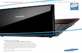 R-Series Notebooks SAMSUNG recommends Windows Vistastatic.highspeedbackbone.net/pdf/Samsung_R610-64G_Laptop... · 2008-10-31 · Samsung R-Series Notebooks Operating System Genuine