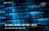 GLOBAL RISKS REPORT 2019 - NICC Canada · Note: WEF Executive Opinion Survey (12,548 responses worldwide). Economic Environmental Geopolitical Societal Technological Top risks concerns