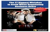 The 27 Biggest Mistakes to Avoid - Amazon Web Services · 2017-04-18 · Paying the wrong people too much or at the wrong time can put you on the fast track to bankruptcy. Especially