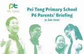PTPS Parents’ Briefing – Primary 5 · 2020-02-26 · Remedial lessons are for selected pupils only. Mondays: 2.00pm to 2.45pm, Mother Tongue Language Wednesdays: 2.00pm to 2.45pm,