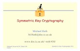 Symmetric Key Cryptography - Imperial College Londonmrh/430/03.SymmetricKey.ppt.pdf · Network Security (N. Dulay & M. Huth) Symmetric Key Cryptography (3.5) Plaintext encrypted 64-bits