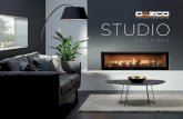 STUDIO - Stovax & Gazco · becoming the focal point of your interior, a Studio fire brings far more than just heat to your home. Each fire is designed to seamlessly blend beauty and