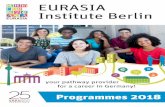 EURASIA Institute Berlin - ICEFThe EURASIA Institute is a well-established pathway provider for university entrance in Germany, with around 600 students per year. Founded in 1993 by