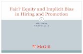 Fair? Equity and Implicit Bias in Hiring and Promotion...Ethnic Minorities LGBTQ People 11 New Survey for Better Data 12 Direct Link to Survey: here Employment Equity website: here