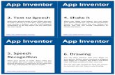 App Inventor - Mobile Apps Developmentmobileappslhs.weebly.com/uploads/1/3/5/3/13533473/appinventorm… · App Inventor 8.T ilttomove # # Have# a ball move# around as you Flt your#