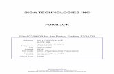 SIGA TECHNOLOGIES INC - Annual report · 2016-09-28 · UNITED STATES SECURITIES AND EXCHANGE COMMISSION WASHINGTON, D.C. 20549 FORM 10-K (Mark One) Commission File No. 0-23047 SIGA