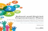 School and District Improvement Plans...15 school improvement plans included 169 items described as outcomes or goals, but again, our review found that only about one-third of these