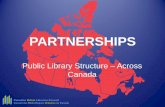 MetLib Presentation: Canadian Library Partnerships...Funding – Atlantic Canada New Brunswick: • Province pays for salaries, collections, provincial programming, cataloguing and