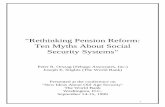 Rethinking Pension Reform - SSCC - Homescholz/Teaching_742/Orszag-Stiglitz.pdfSecurity Systems" Peter R. Orszag (Sebago Associates, Inc.) Joseph E. Stiglitz (The World Bank) Presented
