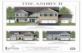THE ASHBY II · ELEVATION2 W/OPTIONALBAY, SHUTTERS, STONE WATER TABLE/ COLUMNS/ STOOP, AND GARAGE EXTENSION ELEVATIONl W/ OPTIONAL SHUTTERS AND OPTIONAL STONE WATER TABLE/ COLUMNS
